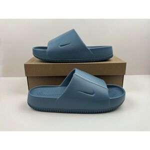 Nike Calm Slide Men's Size 9 Smokey Blue/Smokey Blue FD4116-005